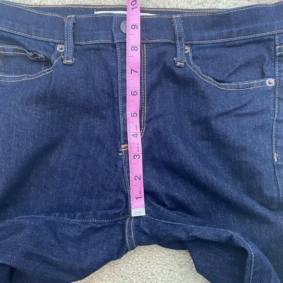 Gap Womens True Skinny Ankle Jeans Size 28 Dark Wash Denim Mid Rise Waist - Picture 8 of 9